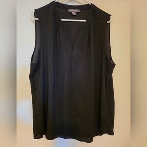 Primark Black Sleeveless Sheer Blouse